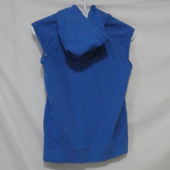 H&M - Young | 11-12 years | Blue Sleeveless Graphic Hoodie - Picture 4 of 15